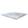 8x10FT Vintage Area Rug Modern Non Slip Carpet Boho Low Pile Soft Rug Waterproof Machine Washable Rug for Living Room Bedroom Kitchen Dining Room Unde